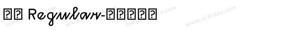 檀宋 Regular字体转换